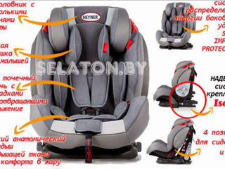 Немецкое автокресло Heyner Capsula MultiFix Ergo 3D Isofix 9-36 кг. С изменением наклона foto 7