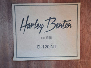 Продаю акустическую гитару harley benton d-120-nt foto 8