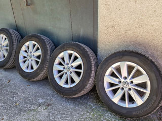 Диски VW оригинал R15 + новый комплект шин Hankook 195/65R15