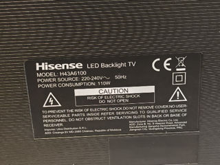 Televizor Hisense H43A610043"/ LCD/ 4K/ Smart TV/ Black foto 3