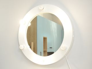 Oglinda rotunda cu becuri. Зеркало круглое с лампочками. foto 11