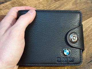 Portofel pentru barbati PT46, calitate Premium, model BMW, Negru foto 0