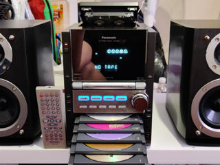 HI-FI Panasonic SA-PM28 Executive Microsystem 5-CD Changer CD / MP3 / AUX  FM/AM Tuner