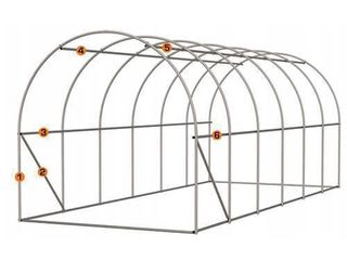 Теплица 6X3X2.5М - qz - Moldteh