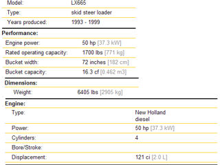 New Holland LX665 foto 9