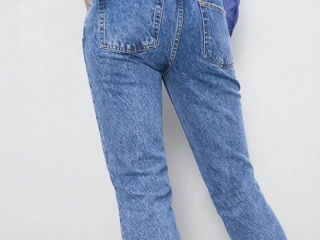 Zara Premium Cigarette Arizona Blue Jeans Size US8 EU40 NOU foto 6