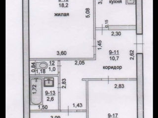 Apartament cu 3 camere, 68 m², Bam, Bender/Tighina, Bender mun.