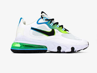 Nike Air Max 270 React White/Green фото 6
