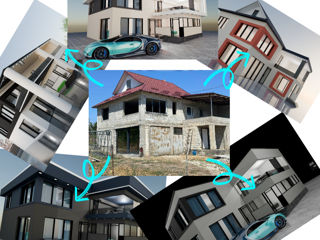 3D vizualizator.Modelezi mobila, case, disain exterior e.c.t