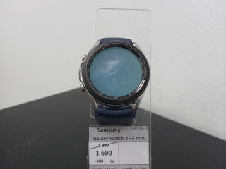 Samsung Galaxy Watch 3 45 mm pret 1690 lei.