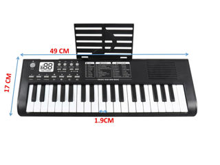 Детский синтезатор KID Piano 376 Black (Новые, Гарантия, Рассрочка. Бесплатная доставка) foto 3