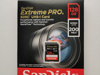 Карта памяти SanDisk  Extreme PRO 128GB