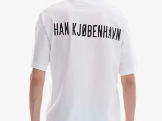 Han Kjobenhavn Cotton T-shirt Logo Print Boxy Size L New