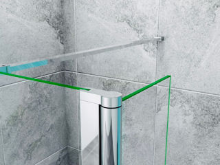 Cabină de duș cu panou carcasa Flipper Walk  8mm Easy Clean Glass foto 4