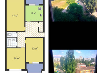 Apartament cu 3 camere, 69 m², 10 cartier, Bălți foto 10