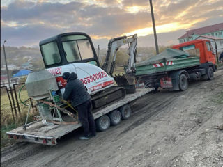 Canalizare Bobcat, camioane, miniexcavator. apeduct, Demolarea, Gunoi. foto 2