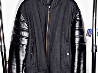 Original Versace Collection Sleeve Leather Bomber