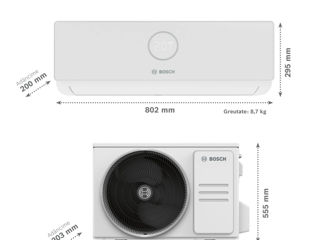 Кондиционеры Inverter Bosch Climate, aparate de aer condiționat foto 8