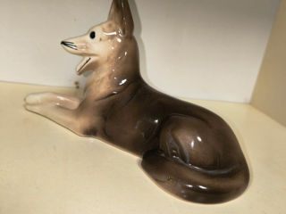 Винтажная фарфоровая статуэтка собака.старая Германия. foto 9