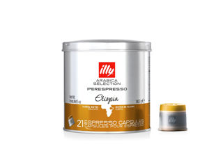 Capsule illy Ethiopia iperEspresso Arabica Selectată 21 Capsule, Livrare