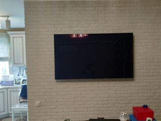 Установить телевизор на стену.Instalarea specealizata suporturilor tv pe perete. Montez tv pe perete foto 5