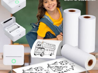 Mini Printer Bluetooth Portabil  / Mini Printer Bluetooth Portabil  foto 4