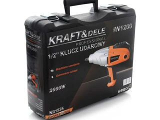 Электрический ударный гайковерт Kraft&Dele KD1535 foto 2