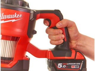 Aspirator de mana pe acumulator, model m18cv/промышленный пылесос milwaukee m18 cv foto 5