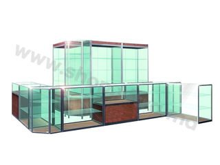 Vitrine comerciale pentru magazine. Стеклянные витрины