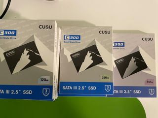 unități SSD noi de: 120, 256, 512 GB