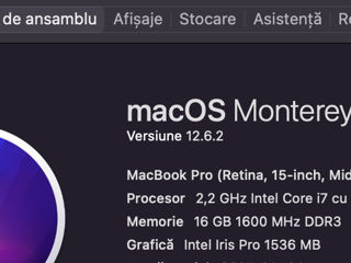 MacBook Pro Retina, 15-inch, Mid 2015  Bălți foto 2