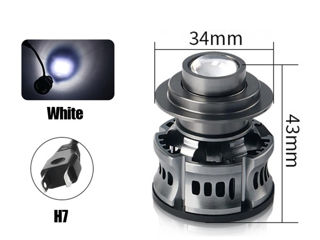 Mini LED H7 lupă