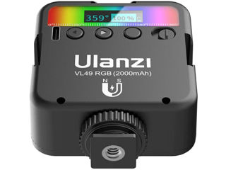 Lampa LED RGB Ulanzi VL49  2000mAh foto 4