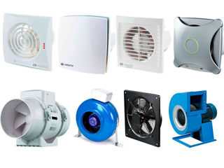 Вентиляторы для вытяжной вентиляции / ventilatoare de evacuare