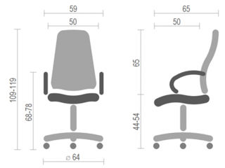 Scaun De Birou Operational Waltz 625h / Credit 0% / Livrare / Garantie 2 Ani foto 4