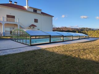 Acoperiri de piscine cu policarbonat. foto 4