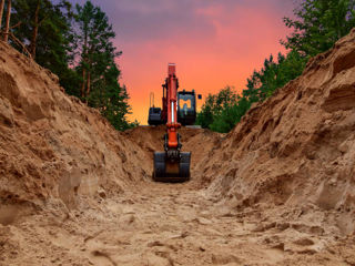 Bobcat excavator pentru lucrări de terasament foto 13