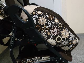 Красивая колясочка 2 в 1 Baby Merk цвет шоколадки! foto 2