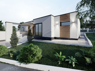 Casă de locuit individuală/ tip P/ stil modern/ 152.5m2/ proiecte/ construcții individuale/ arhitect foto 2