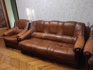 set de mobilă clasică de lux din lemn natural foto 0