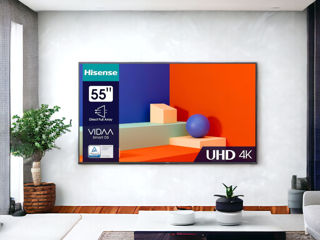 Televizor nou Hisense 4K UHD Smart 55'' foto 1