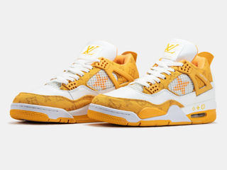 Nike Air Jordan 4 Retro Yellow x Louis Vuitton foto 5