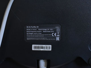 Purificator de aer Xiaomi Mi Air Purifier 3H foto 2