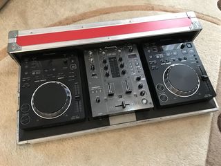 Pioneer CDJ 350 + DJM 400 + Case original foto 1