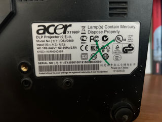 Proiector X 1160P Acer - 600Lei foto 4