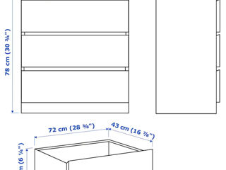 Comodă Ikea cu sertare spațioase foto 4