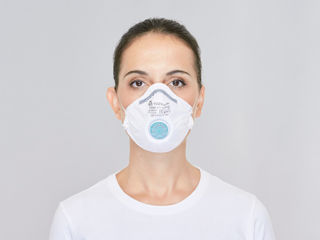 Respirator BLS O2V FFP2 NR D (102V) cu supapă / Респиратор с клапаном BLS O2V FFP2 NR D (102V) foto 2