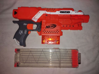 NERF N-strike Elite Stryfe Blaster pe baterii cu 2 Reload Clips foto 3