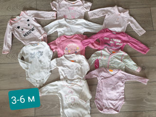 Боди  Carters ,Gerber h&m  ,слипы ,колготки  и др.0-2 ,0-3 ,3-6,6-9 мес foto 2