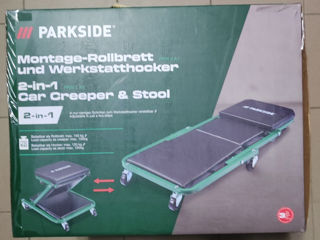 Лежак-стул подкатной Parkside 2-in-1 PRW 2 A1 foto 4